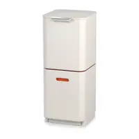Coș pentru sortarea deșeurilor Joseph Joseph Totem Max, 40 l, crem