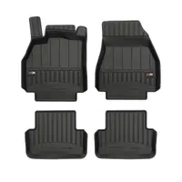 Set covorase cauciuc 4 piese proLine 3D, fata spate negru, potrivit RENAULT MEGANE II 09.02-, Hatchback berlina break