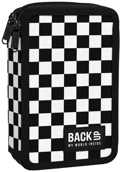 Penar cu rechizite BackUp DW - Chess, cu 2 fermoare