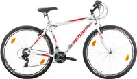 Bicicletă de munte cu viteze Bachini - Pro, 29", 480 mm, alb/roşu