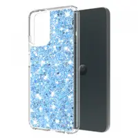 Husa pentru Motorola Moto G14, Techsuit, Sparkly Glitter, Bleu