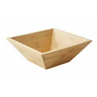 Bol pentru Salata, Patrat, din Bambus, 28 x 28 x 10 cm, Grunberg