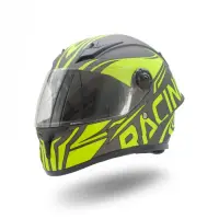 Casca moto integrala copii, XTR506, culoare negru verde lime, marime YM