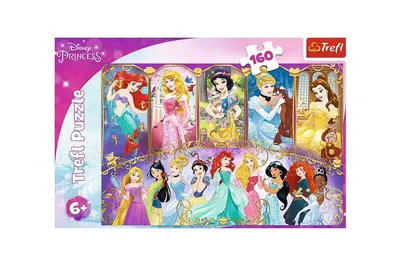 Puzzle 160 piese „Portretele prințeselor”