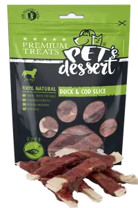 Pet s Desert Dog DuckCod Slice 80g LSD-12