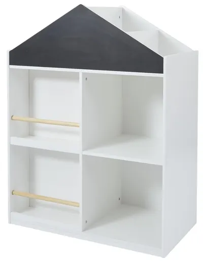 Raft pentru copii pentru cărți și jucării cu tablă de desen Ginger Home