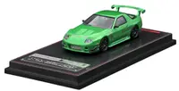 Model de colecție Ignition Model Modern: Automobile - Mazda RX-7 (FC3S) RE Amemiya, Green Metallic