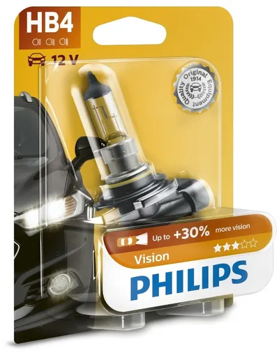 Bec auto Philips - HB4 Vision, 12V, 55W, P22d