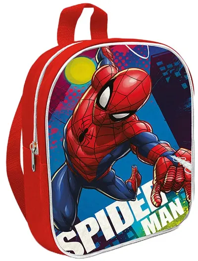 Ghiozdan pentru gradiniță Kids Licensing - Spider-Man, 1 compartiment, roșu