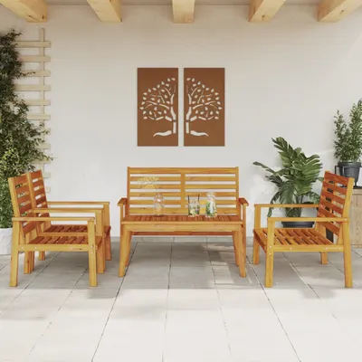 Gossi set lounge de gradina 5 piese din lemn masiv de salcam