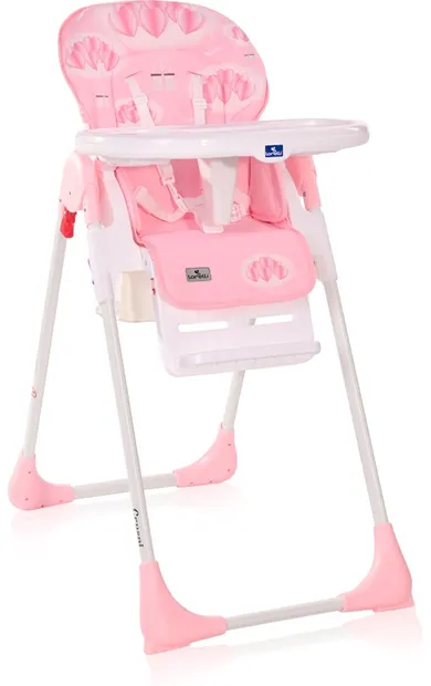 Scaun de masa copii Lorelli - Cryspi, Pink Hearts