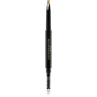 Dermacol Eyebrow Perfector creion pentru sprancene cu pensula culoare 01 3 g