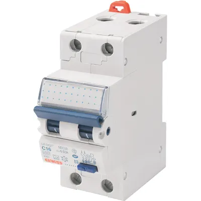 Intrerupator diferential RCCBO , 6kA C 25A 30MA AC