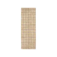 Covor tip traversă chihlimbar țesut manual din lână 80x230 cm Mosaic Amber – Lorena Canals