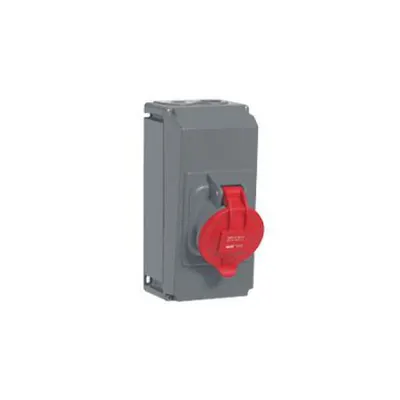 Priza aparenta Hypra - IP44 - 380/415 V~ - 63 A - 3P+N+E - plastic