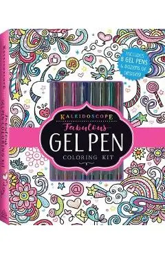 Kaleidoscope: Fabulous Gel Pen Coloring Kit [With Pens/Pencils]
