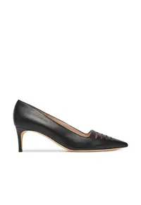 Pantofi dama PA10145C0MPA200A - Piele naturala - Negru - Negru