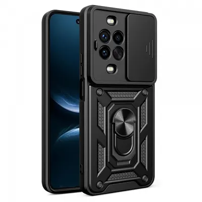 Husa pentru Huawei nova 14 Pro, Techsuit, CamShield, Neagra