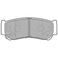 Set placute frana, frana disc DELPHI LP2049