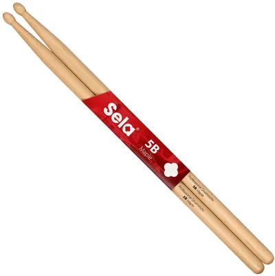 Bețe de tobă Sela - Maple 5B, bej