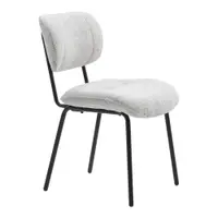 Scaun de dining gri deschis Buffalo – Unique Furniture