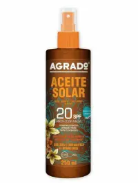 Agrado Ulei de plaja cu pompa 250 ml SPF20