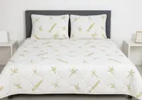 Pilota matlasata Somnart Bambus Confort din microfibra, primavara toamna 180 x 200 cm, 350 g