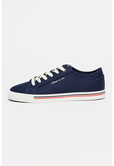 Tenisi canvas low-cut - Bleumarin stins