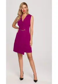 Rochie Dama - Blazer - Poliester/Bumbac - Mov