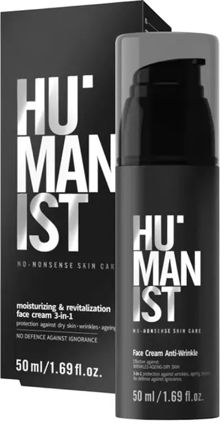 Delia HumanistCremă hidratantă și revitalizantă pentru bărbați 3 în 1, 50 ml