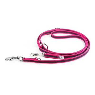 Lesa JK9 Color & Gray, antiderapanta, cu maner, ajustabila - 2 carabine - 14mmx2.2m - Roz