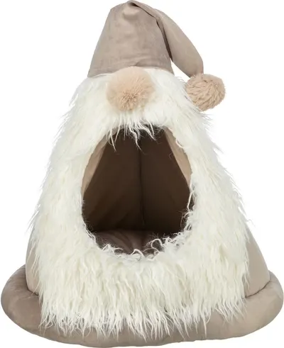 Trixie, culcus tip pestera X-Mas pitic, bej, 927104, 45x47 cm