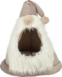 Trixie, culcus tip pestera X-Mas pitic, bej, 927104, 45x47 cm