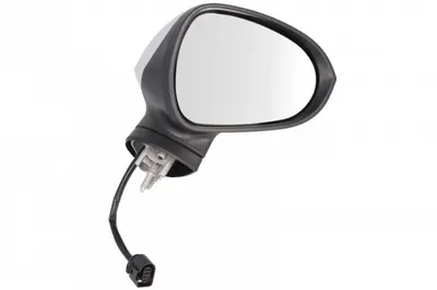 Oglinda dreapta electrica incalzita, crom, SEAT LEON 1P intre 2009-2012