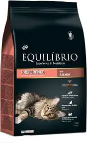Equilibrio, hrana uscata pentru pisici, preference, cu somon, 7.5 kg