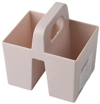Organizator de birou Sworld - Portabil, roz