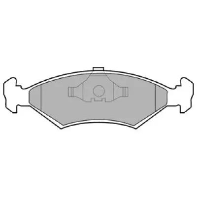 Set placute frana, frana disc DELPHI LP204