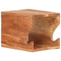 Gossi suport bicicleta de perete, 35 x 25 x 25 cm, lemn masiv acacia
