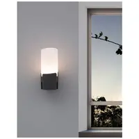 Aplica PYRO Inchis Gray Aluminiu Alb Acrylic LED E27 1x12 Wat 220-240 Volt IP54 Fara bec