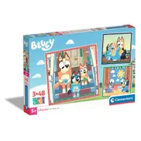 Puzzle 3 x 48 piese Clementoni Bluey 25308