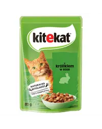 KITEKAT Iepure in sos 85 g pentru pisici adulte