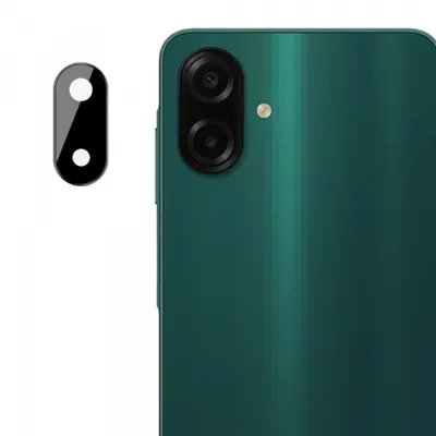 Folie de protectie Camera Spate Techsuit pentru Samsung Galaxy A07 4G A075, Sticla Securizata, Neagra