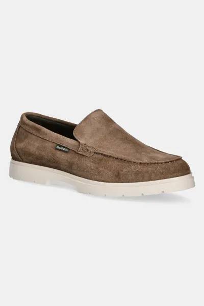 Barbour mocasini din piele întoarsă Carty