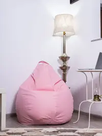 Fotoliu puf Bean bag roz XXL fara husa interioara