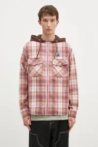 ICECREAM camasa din lana Hooded Flannel Zip Through