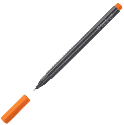 Liner Faber-Castell Grip - Portocaliu, 0.4 mm