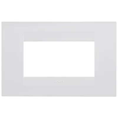 Rama ornament 4 module Gewiss Chorus Geo GW16404TB, alb