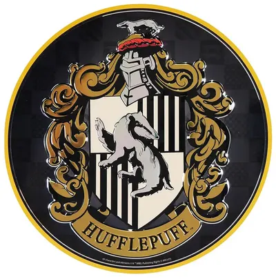 Poster din aluminiu Moriarty Art Project Movies: Harry Potter - Hufflepuff