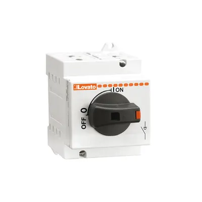 Separator,pentru aplicatii fotovoltaice, DIRECT OPERATING VERSION, COMPLETE WITH BLACK HANDLE, 32A 1000V