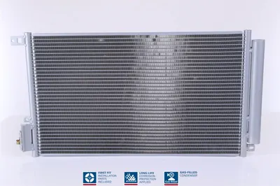 Condensator climatizare (cu uscator, element aditional) potrivit ALFA ROMEO MITO; FIAT DOBLO; OPEL COMBO TOUR, COMBO MINIVAN 1.3D 1.4 08.08